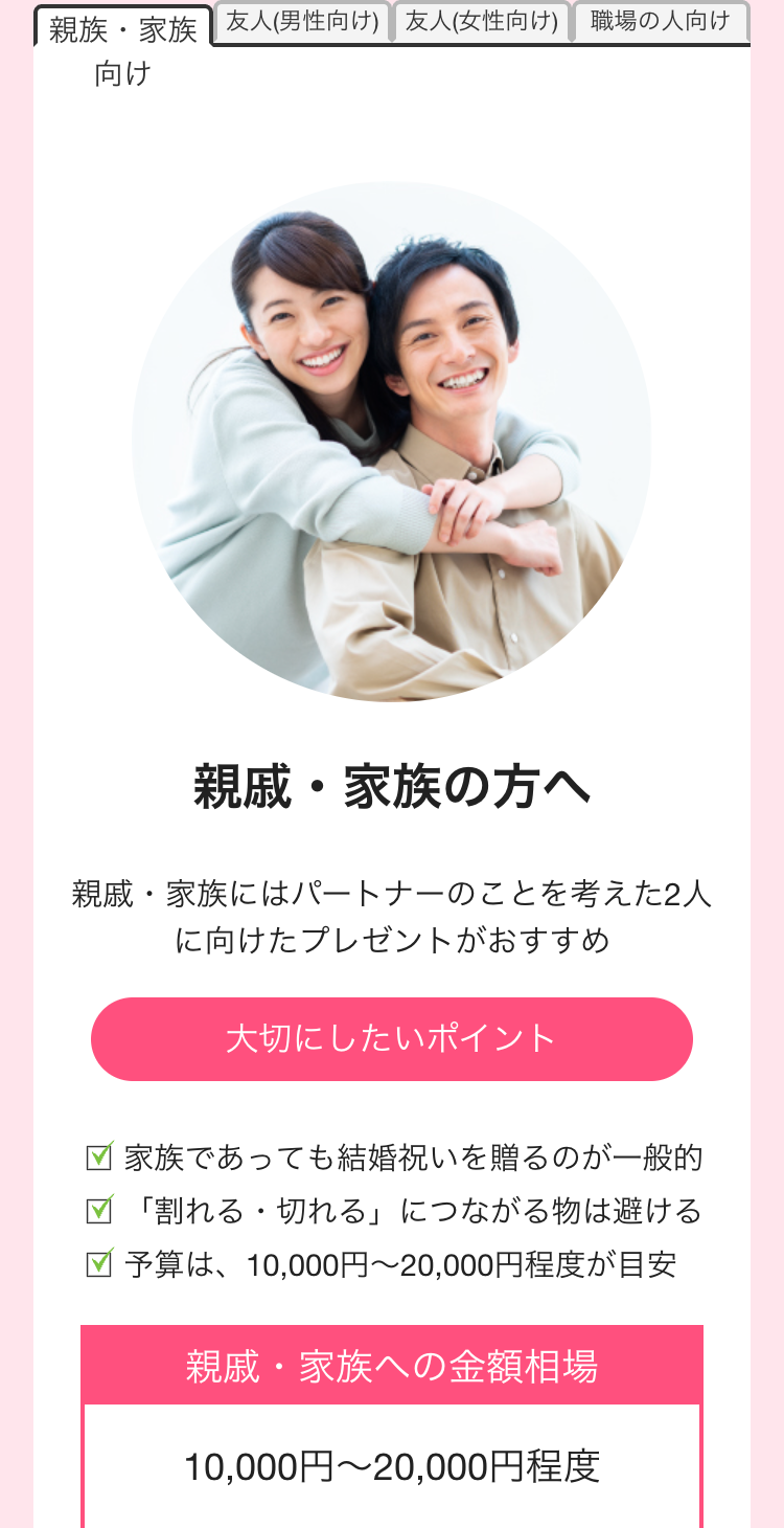親戚・家族の方へ