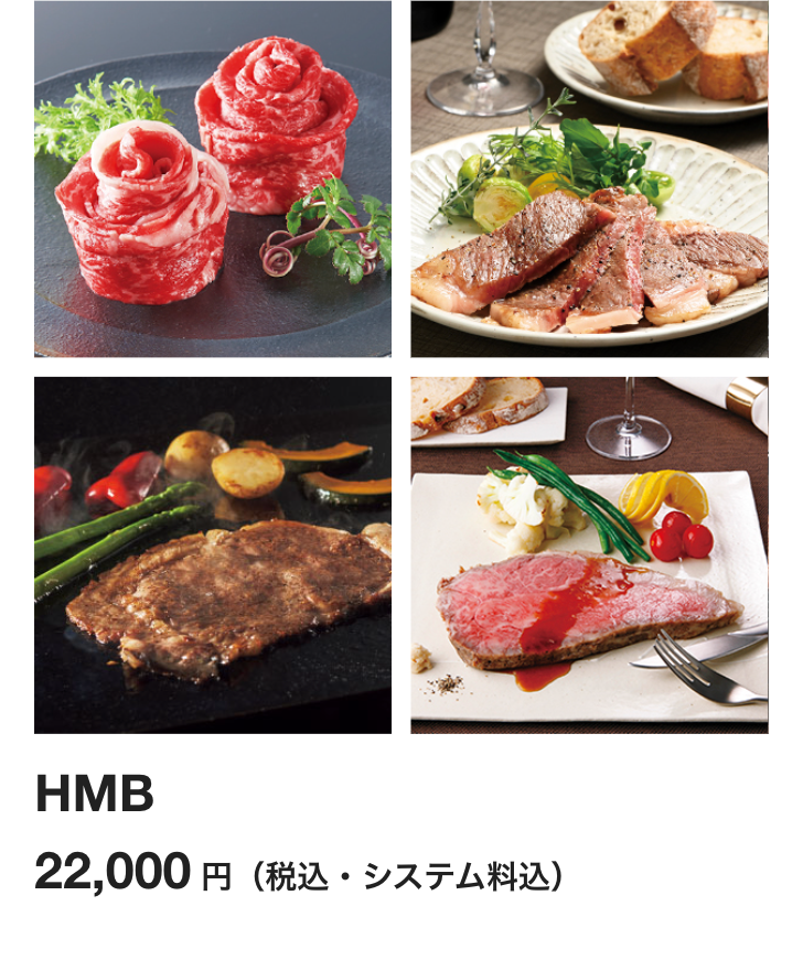 HMB
22,000円 (税込システム料込)