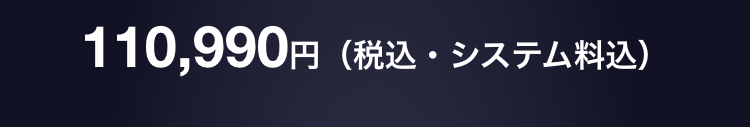 110,880円（税込・システム料込）